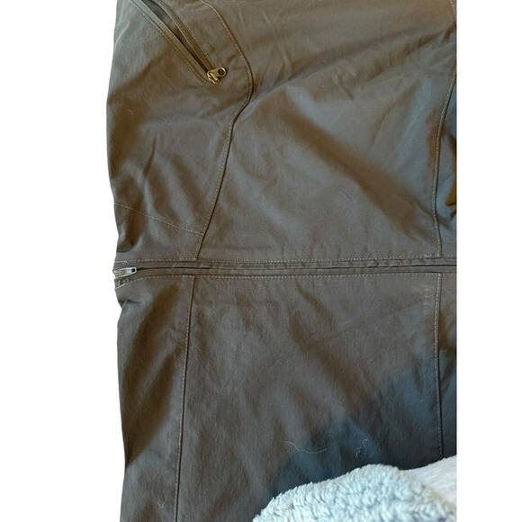 The North Face Pants Mens 34 Gray Convertible Hiking Belted Nylon Cargo - Picture 8 of 11